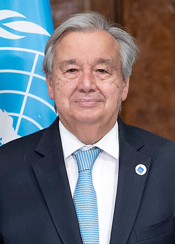 auteur António Guterres de la citation L’humanité doit coopérer ou périr