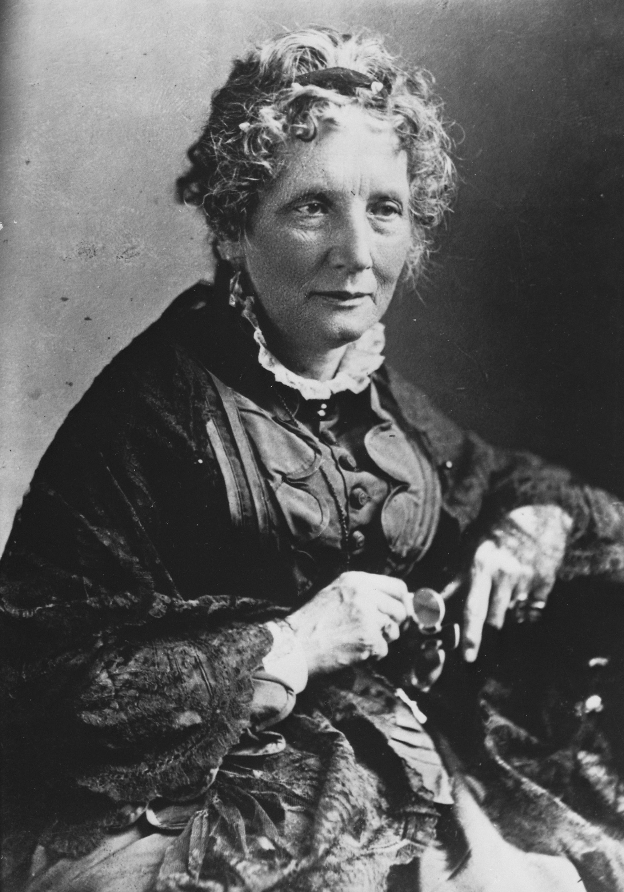 auteur Harriet Beecher Stowe de la citation Une cuisinière qu'elle était certainement, au plus profond de son âme. Pas une... dinde... dans la cour de la grange qui n'ait eu l'air grave quand elle l'a vue s'approcher, et semblait manifestement réfléchir à sa dernière fin ; et il était certain qu'elle méditait toujours sur le ficelage, la farce et le rôtissage, à un degré qui était calculé pour inspirer la terreur à tout oiseau vivant qui réfléchissait.