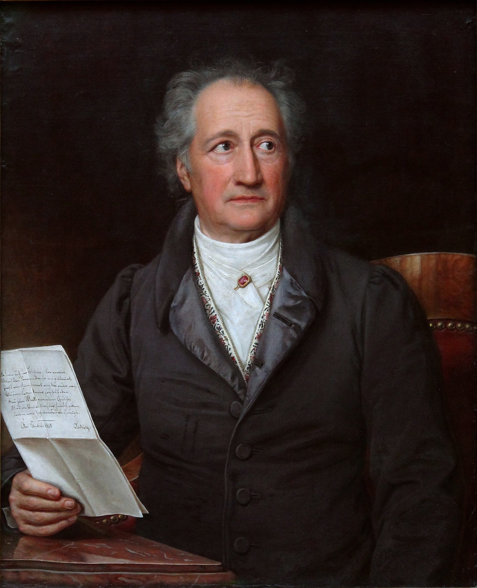auteur Johann Wolfgang von Goethe de la citation Une feuille destinée à devenir grande est pleine de sillons et de rides au départ. Si l'on n'a pas de patience et que l'on veut qu'elle soit lisse comme une feuille de saule, on s'expose à des problèmes.
