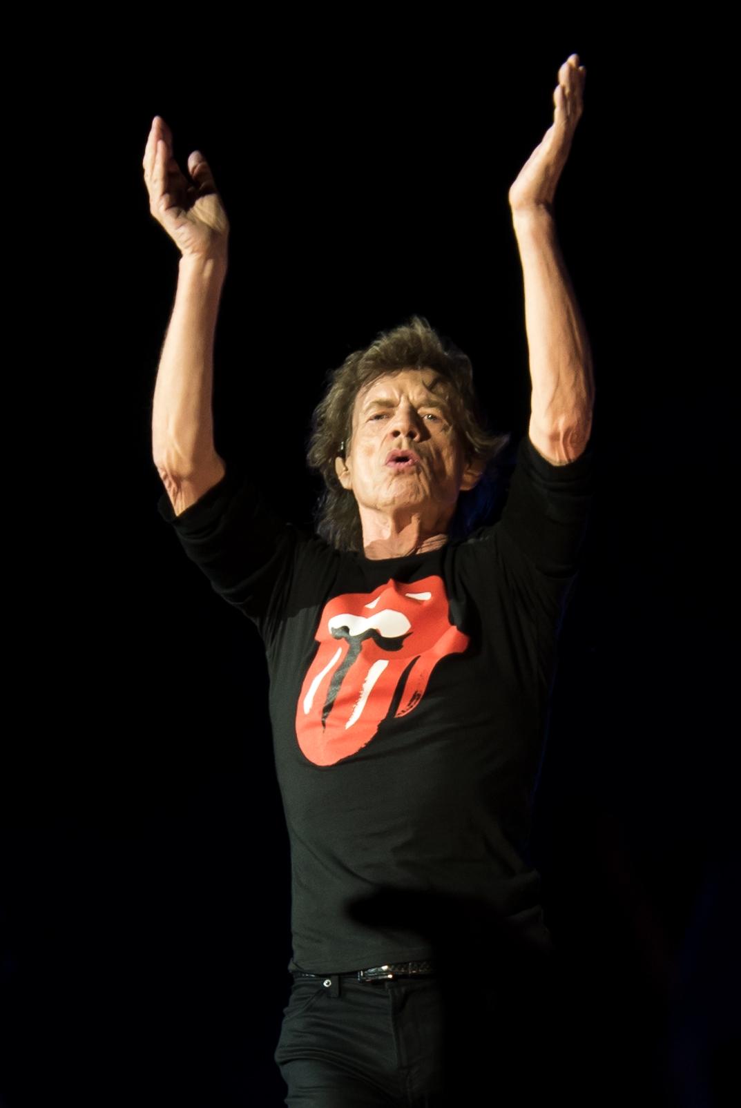 auteur Mick Jagger de la citation Je dois penser qu'être ma vieille dame serait toute la satisfaction ou la carrière dont toute femme a besoin.