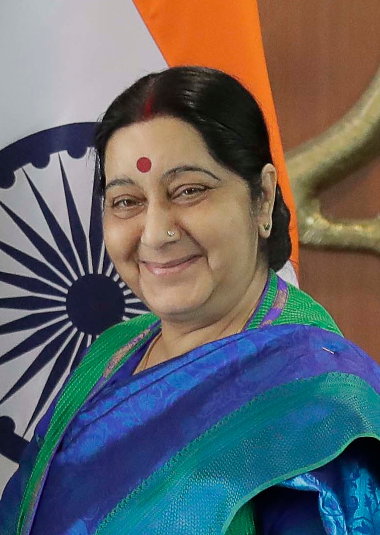 auteur Sushma Swaraj de la citation Qui peut être un plus grand transgresseur des droits de l'homme qu'un terroriste?