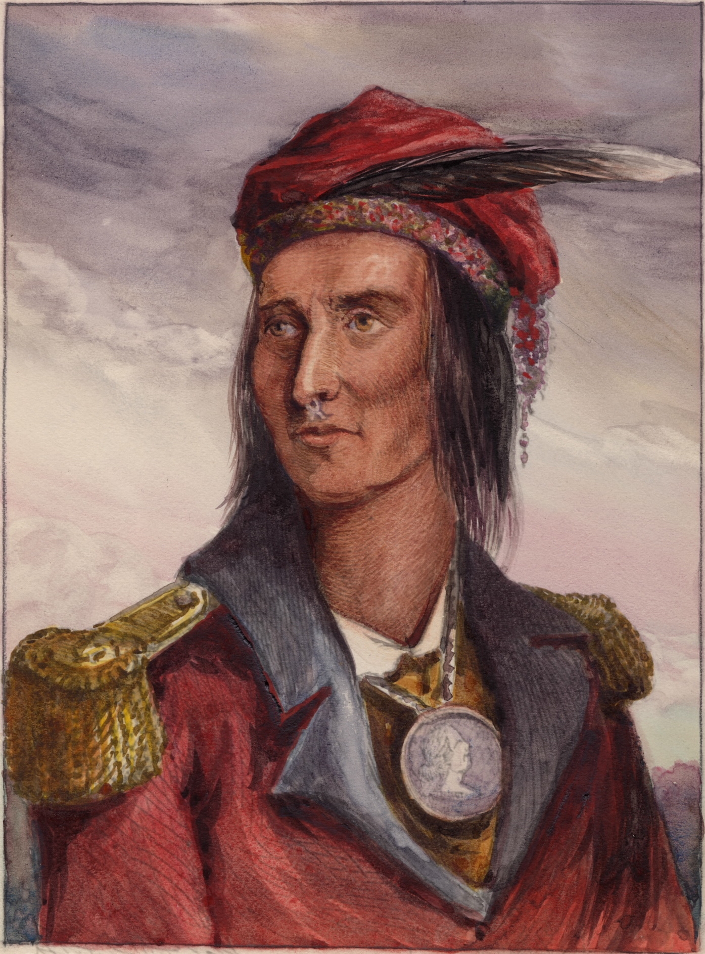 auteur Tecumseh de la citation Frères, nous devons être unis; Nous devons fumer le même tuyau; Nous devons combattre les batailles de l'autre; Et plus que tous, nous devons aimer le grand esprit.