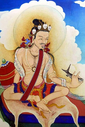 auteur Tilopa de la citation Aucune pensée, aucune réflexion, aucune analyse, aucune culture, aucune intention; Laissez-le s'installer.