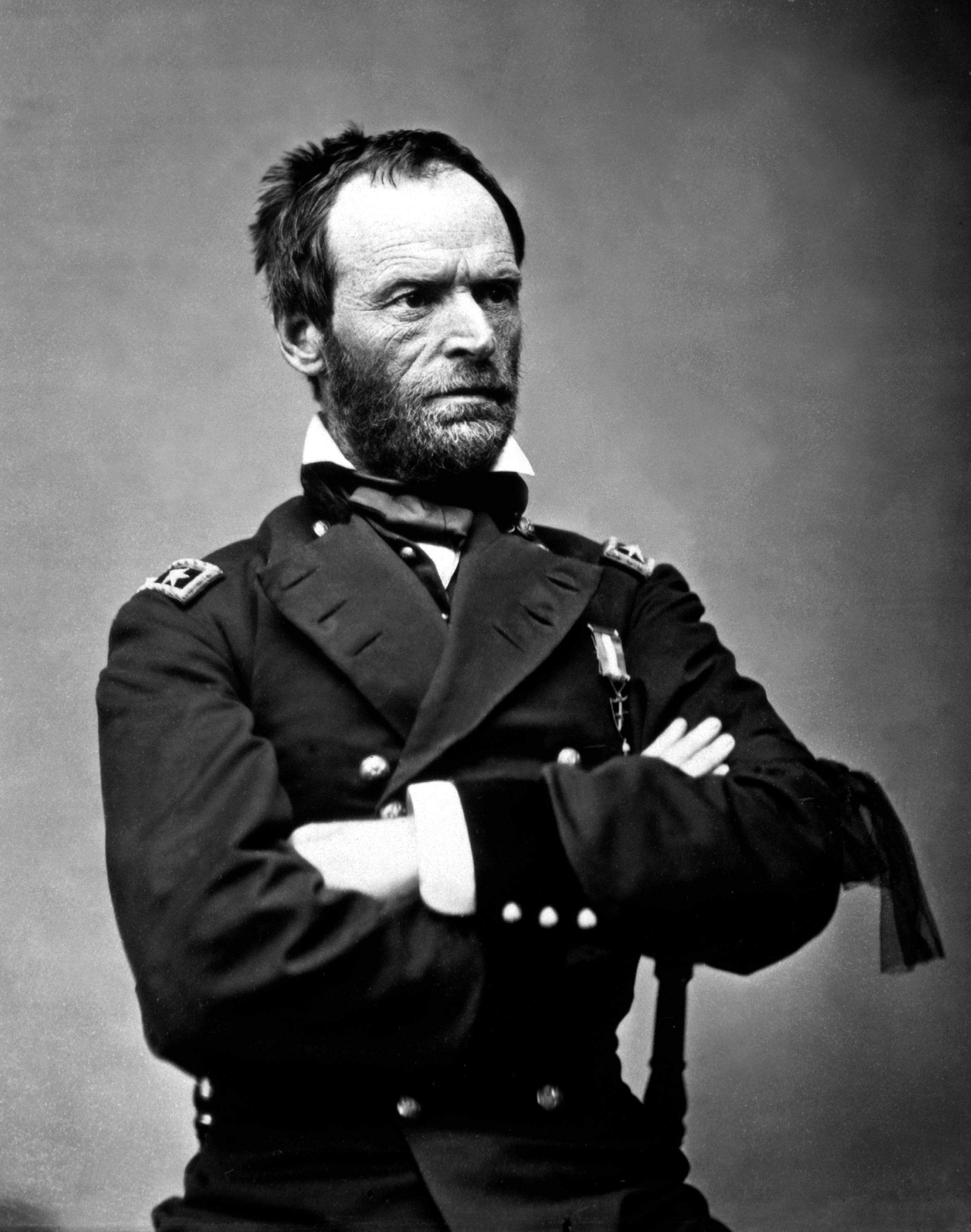 auteur William Tecumseh Sherman de la citation Je sais que je n'avais aucune main à faire cette guerre, et je sais que je ferai plus de sacrifices aujourd'hui que n'importe lequel d'entre vous pour obtenir la paix.